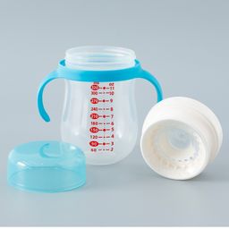 fab n funky Spout Sipper with Handle Blue - 320 ml image 3