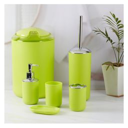 Kookee Acrylic Bath Set with Soap Dispenser -  Set of 6 image 4