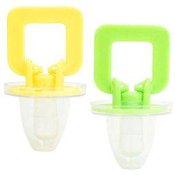 The Cheeky Kidzz Baby Pacifier Ultra Light Soft Silicone Nipple with Banana Shape Teething Toy BPA-FreeTeether (MULTI-COLOR) image 5