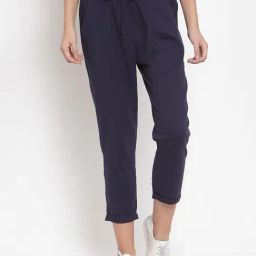 Global Republic Navy Cotton Pants-image-59