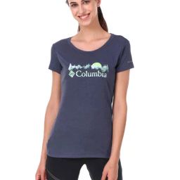 Columbia Navy Daisy Days SS Graphic T-Shirt-image-10