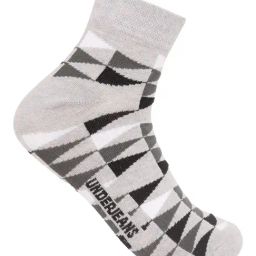 UnderJeans by Spykar Grey Printed Socks-picture-26