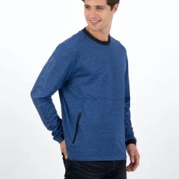 American Eagle Blue Regular Fit Printed Sweatshirt-picture-37