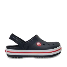 Crocs Kid's Crocband Navy Back Strap Clogs-image-85