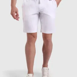 United Colors of Benetton White Regular Fit Shorts-picture-26
