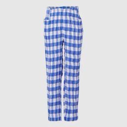 KIDS ONLY White & Blue Checks Pants-image-93