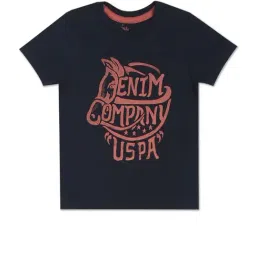 U.S. Polo Assn. Kids Navy Graphic Print T-Shirt-picture-8