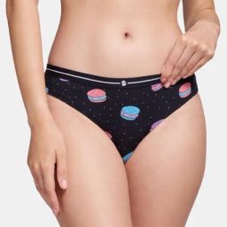 The Souled Store Black Printed Bikini Panty-image-29