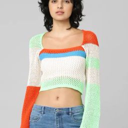 Only Multicolor Color-Block Pullover-image-32