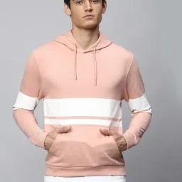Dennis Lingo Multi Regular Fit Striped Hooded Sweatshirts-picture-12