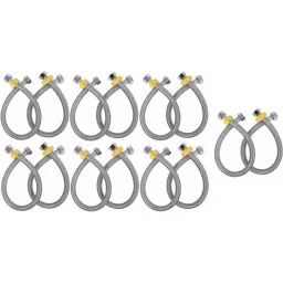 GENERIC Stainless Steel 24 inch Connection Pipe Silver, FG031 (Pack of 14)-picture-48