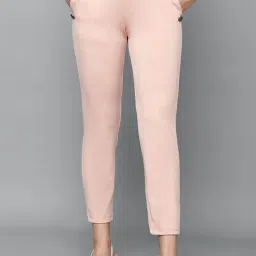 Allen Solly Peach Mid Rise Trousers-image-74