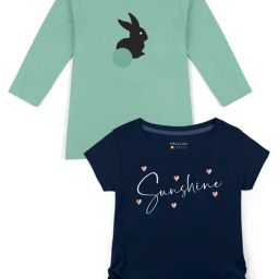 HELLCAT Green & Navy Printed T-Shirt (Pack Of 2)-image-10