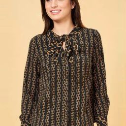 Annabelle by Pantaloons Black Printed Top-image-46