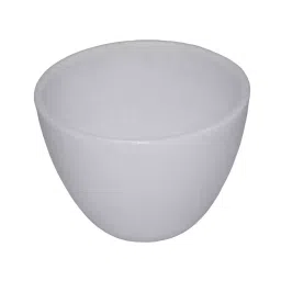 Supertek White Silica Crucible Without Lid For Laboratories, Capacity 50 ml, CHSIL2/3-39