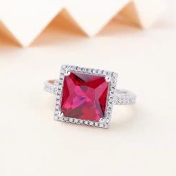 Ornate Jewels 925 Silver 3.5 Carat Red Ruby Ring-image-98