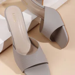 Lavie Women Textured Block Heel Sandals-12