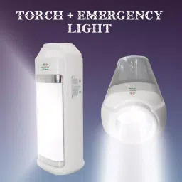 RENMAX ABS Plastic LED Emergency Light and Torch White, RM-EL-DP7136 image 2