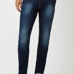 Peter England Navy Slim Fit Jeans-image-45