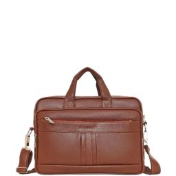 Priority Tan Synthetic Medium Messenger Bag-image-65