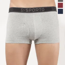 Sporto by Macho Pack Of 4 Combed Cotton Trunk-picture-47