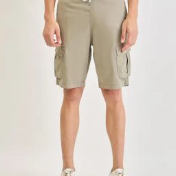 Lindbergh Green Relaxed Fit Shorts-picture-48