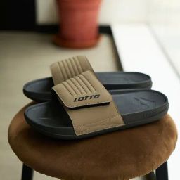 Lotto Men's Enduro X Black & Beige Slides-picture-10