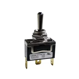 RS PRO Toggle Switch PCB Mount On-Off-On 10 A, 2067007-4