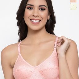 SHYAM SONS FLAIR Pack Of 3 Floral Printed Full Coverage Everyday Bra-picture-39