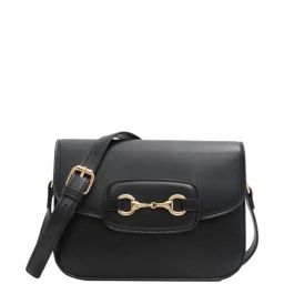 Call It Spring Black Solid Small Sling Handbag-image-96