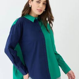 Globus Green Cotton Relaxed Fit Shirt-picture-23