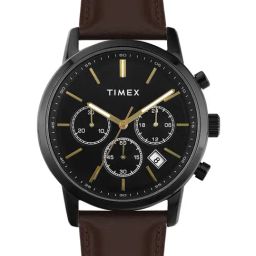 Timex Black Round Dial Analog Chronograph Mens Watch - TWEG294SMU01-44