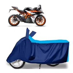Auto Pearl Two Wheeler Cover for KTM RC 390 - Cyan, Blue-picture-37