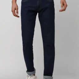 Peter England Navy Slim Fit Jeans-image-38
