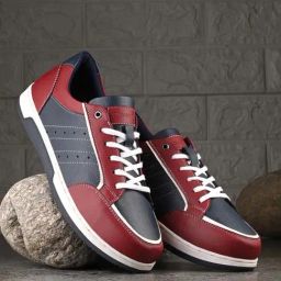 Clog London Men's Red Casual Sneakers-image-4