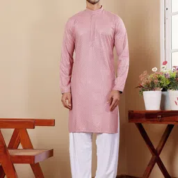 Rawayi Men Striped Kurta-image-97