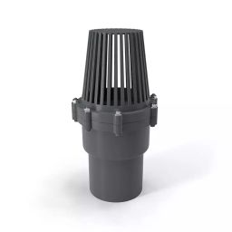 Finolex 76.2 mm (3 Inch) PVC Foot Valve, 2317-16