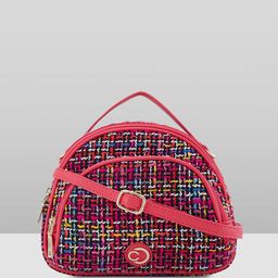 Caprese Women Self Design Structured Sling Bag-40