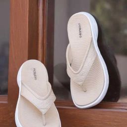 Healers by Liberty Women's Beige Thong Wedges-image-42