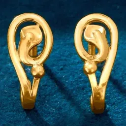 P.N.Gadgil Jewellers Classic Allure Yellow Gold Huggies Earring For Women-image-7