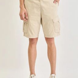 Lindbergh Cream Relaxed Fit Shorts-picture-48