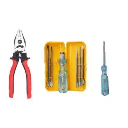 Hillgrove 5-in-1 Multipurpose Screwdriver Tool Kit, 203.2 mm (8 Inch) Combinational Plier & Combo, HGCM401M1-34