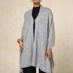 Soch Womens Acrylic Woven Design Shawl-image-79