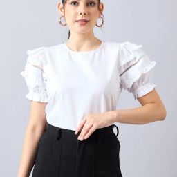 Style Quotient White Regular Fit Top-picture-30