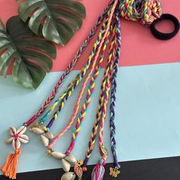 KALAKARI Multi Fabric Hair Accessory-image-4