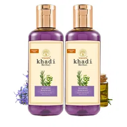 Vagads Set Of 2 Khadi Herbal Rosemary Shampoo- 210 ml Each-1