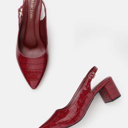 Marc Loire Textured Block Pumps image 4