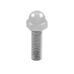 APL Dome Bolt 8x25 mm Stainless Steel 304 Fully Threaded A2 70 Grade Chrome Finished (Pack of 100)-1