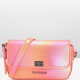 Caprese Structured Iridescent Sling Bag-image-50