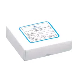 Supertek White Quantitative Filter Paper, Grade S41, Diameter 125 mm, FP-041-125 (Pack of 100) image 2